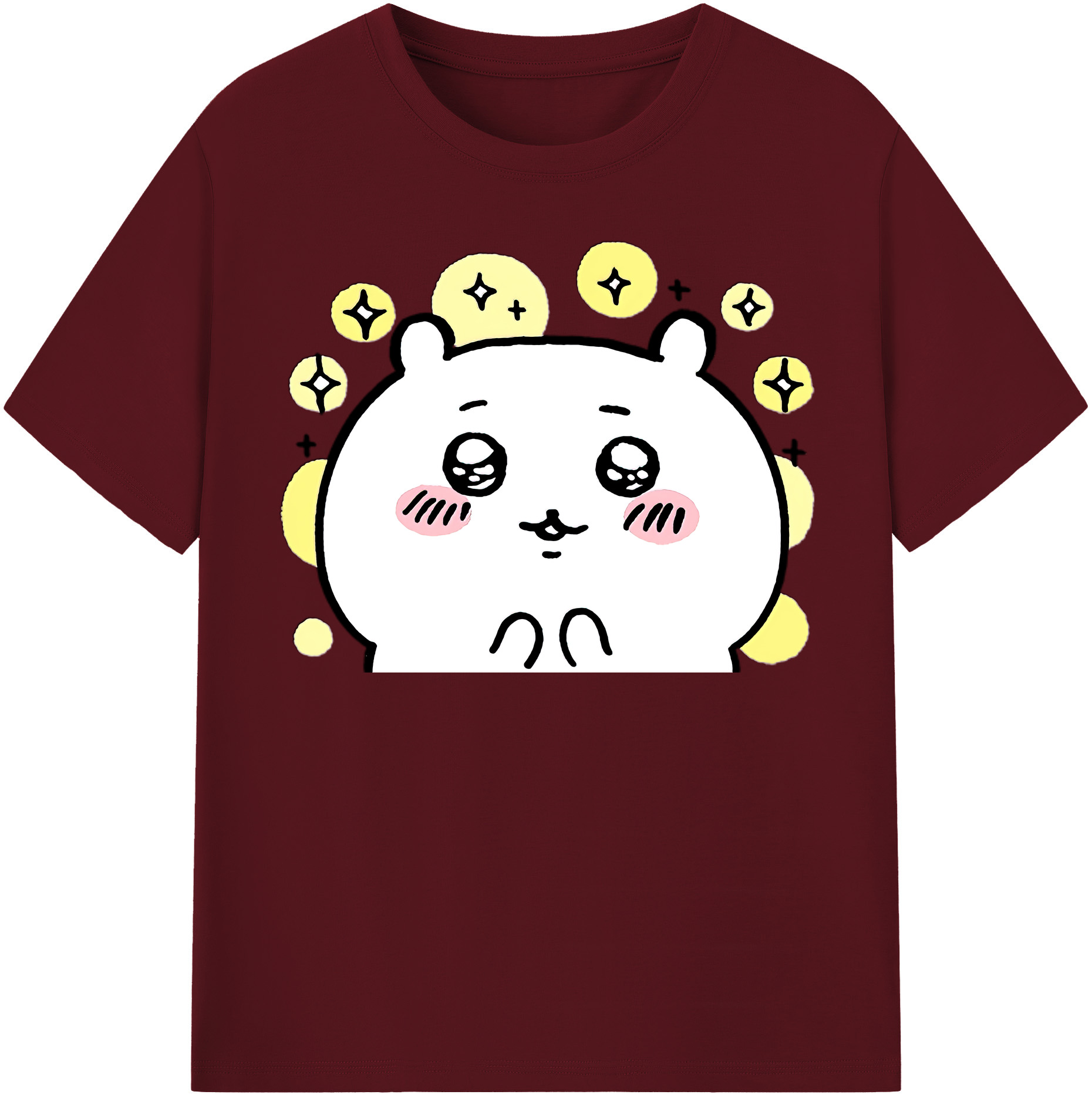 （画像用） ちいかわ ちいかわ Chii-kawa chiikawa 綿100％半袖Tシャツ（フロントプリント）